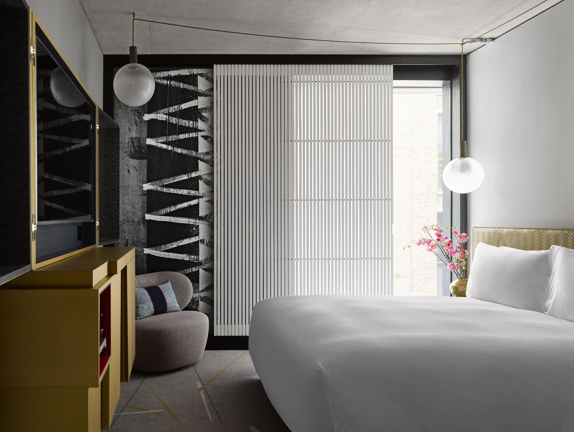 Nobu Hotel London Shoreditch Exterior photo A room at the hotel