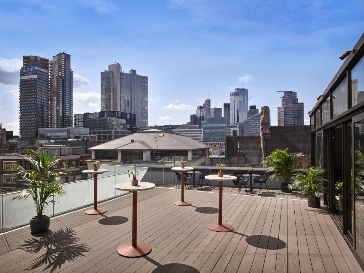 Nobu Hotel London Shoreditch Exterior photo The rooftop terrace
