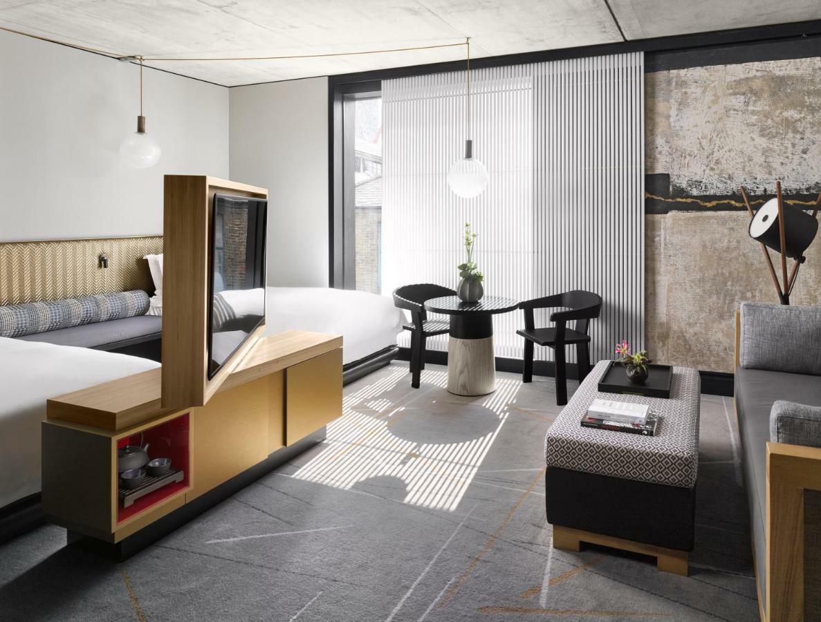 Nobu Hotel London Shoreditch Exterior photo A room at the hotel