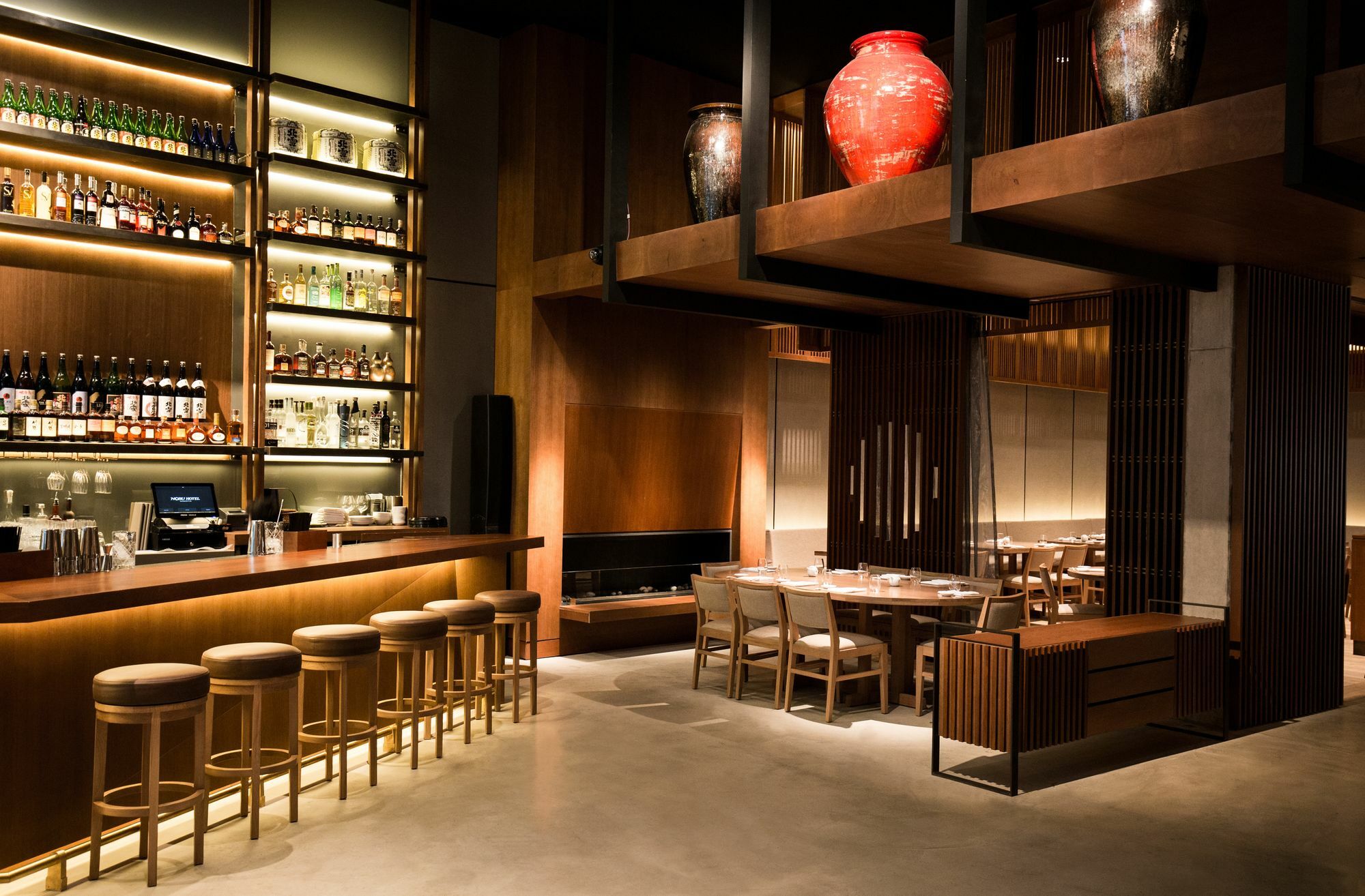 Nobu Hotel London Shoreditch Exterior photo Interior of the restaurant